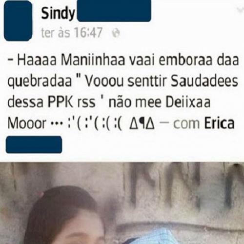 A maninha vai embora da quebrada, vou sentir saudades dessa...