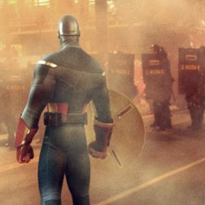 Artista põe Imagens de Super-Heróis nas Fotos dos Protestos no Brasil
