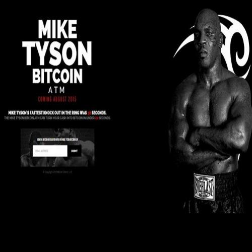 Mike tyson lançará linha de atm bitcoin