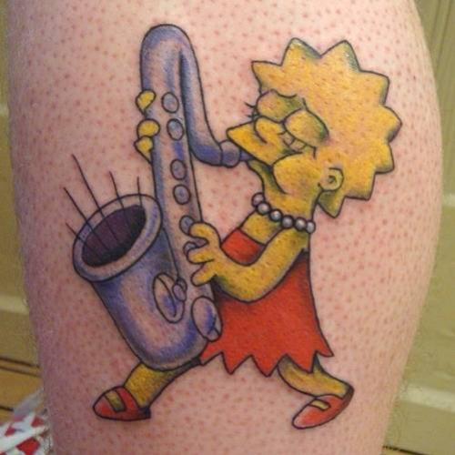 Tatuagens incríveis dos Simpsons em seus fãs