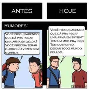 Jogos de videogame: Como eram antes e como são hoje!