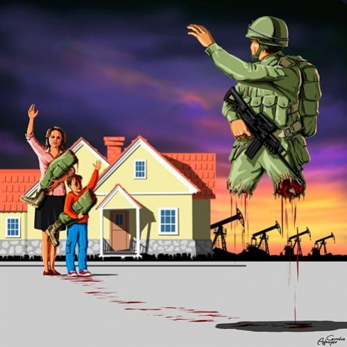 Gunduz Agayev e suas ilustrações satíricas sobre a geopolítica mundial