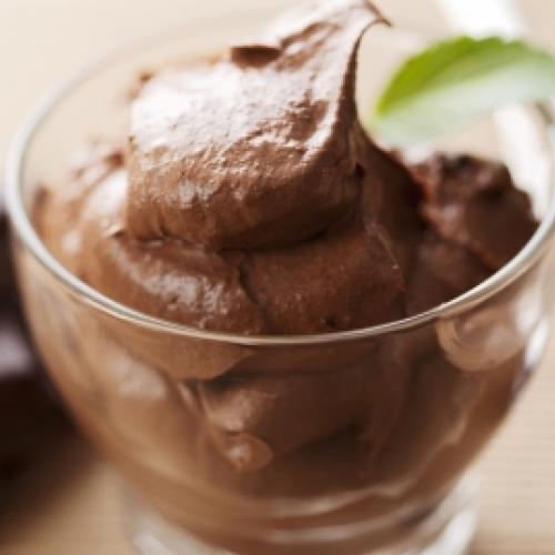 Mousse de chocolate vegano