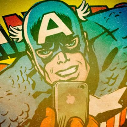 Selfie dos Super Heróis