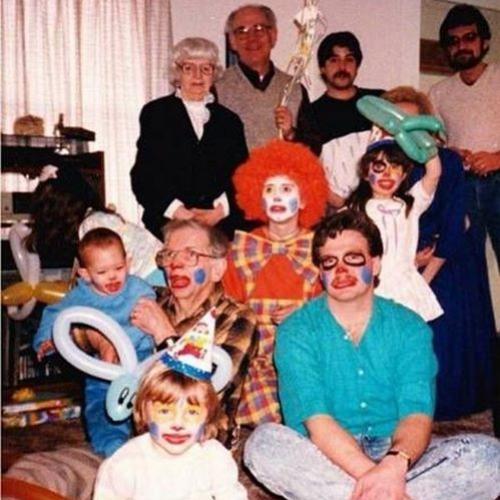 Fotos estranhas tiradas em família