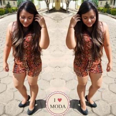 Look: macaquinho estampado!
