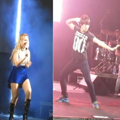 Joelma deixa fã virado no Jiraiya subir no palco e tem uma grande surp