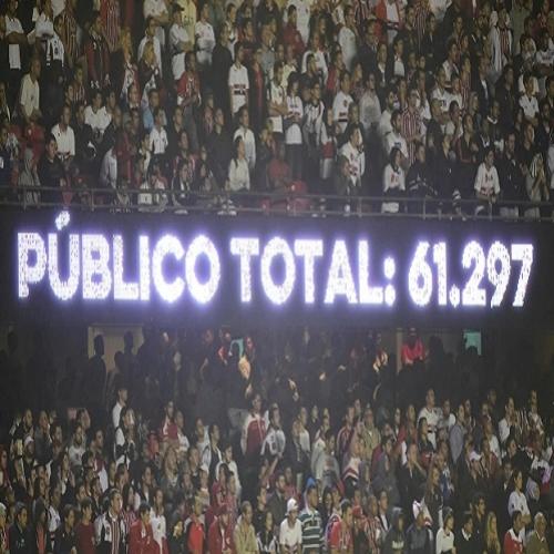 São Paulo bate novamente o recorde de público do futebol brasileiro 