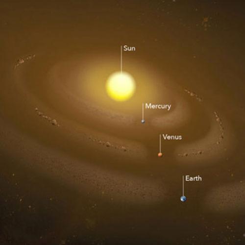 Astrônomos detectam anel de poeira perto da órbita de Mercúrio