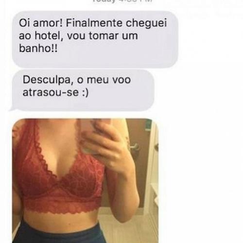 Ela envia fotos marotas ao namorado, mas quando ele vê isto, vai quere