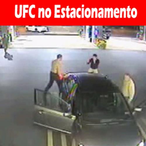 Foi provocar o Jiujiteiro no estacionamento acabou apagado.