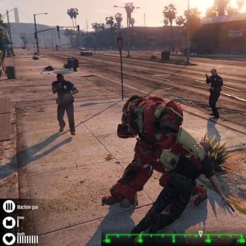 Grand Theft Auto V - Jogue com o Homem de Ferro e Hulkbuster!