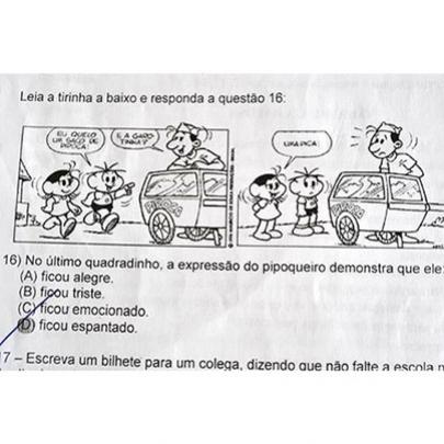 Prova no Acre tem a personagem Magali falando palavra de baixo calão