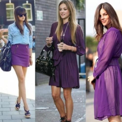 Look roxo do inverno ao verão