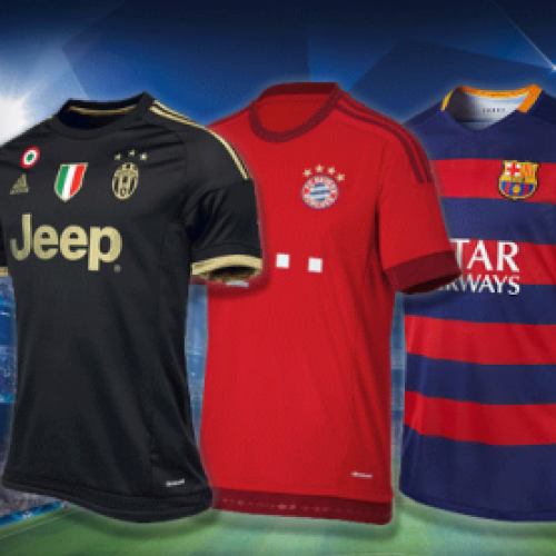 10 camisas mais bonitas da UCL 15-16