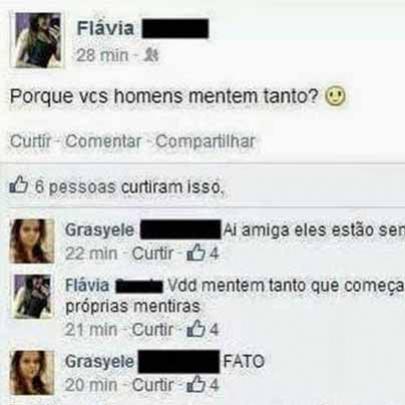 Porque os homens mentem tanto?