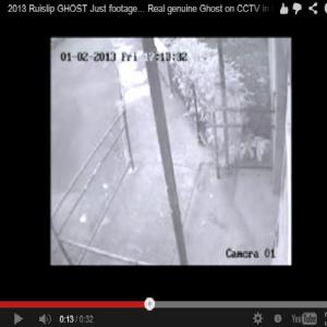 Câmera de segurança flagra suposto fantasma