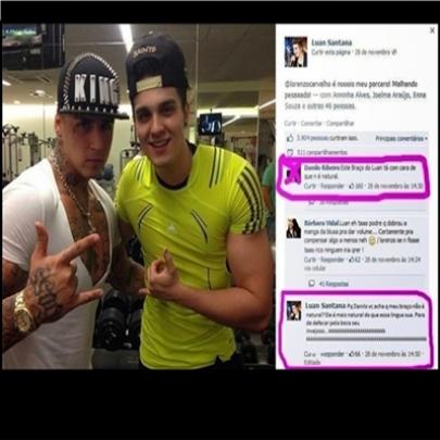 Luan Santana humilhou seu fã no Facebook