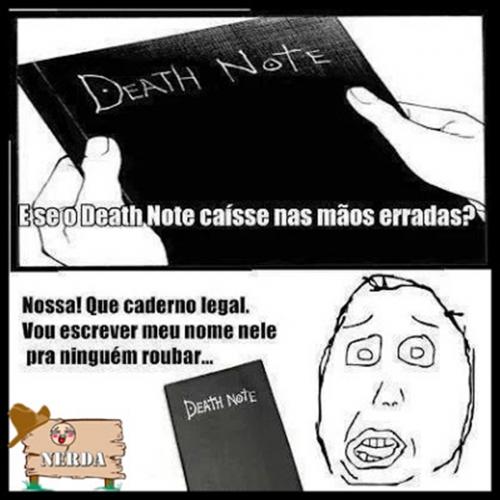 E se o Death Note caísse em mãos erradas