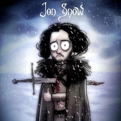 E se Tim Burton ilustrasse os personagens de Game Of Thrones