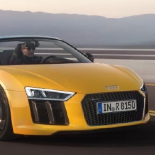 Novo Audi R8 Spyder 2017 tem primeiras imagens reveladas