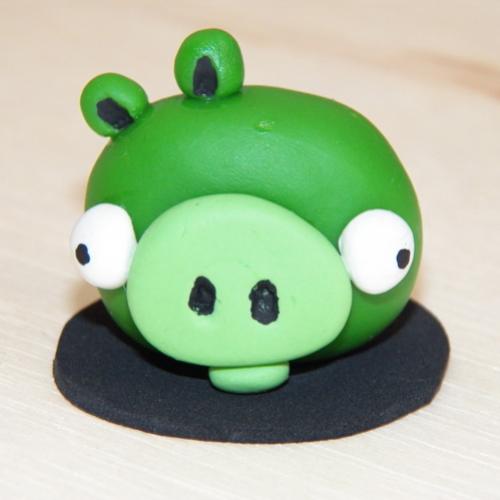 Geek: Faça você mesmo o Pig, personagem do Angry Birds, com biscuit