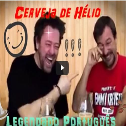 Prepare a bochecha para morrer de rir com a cerveja com gás Hélio