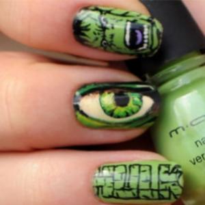 Arte, anime, pop em unhas decoradas