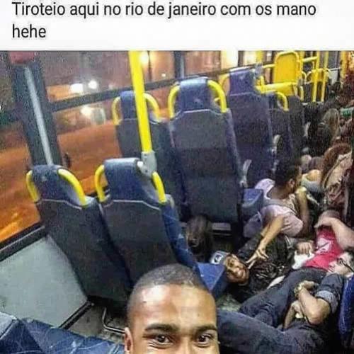 Tiroteio aqui no Rio de Janeiro