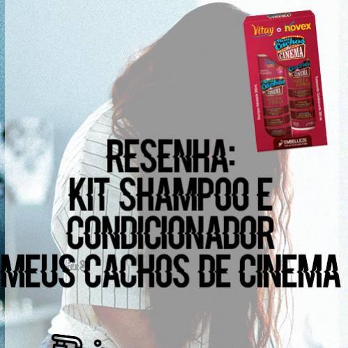 Shampoo e Condicionador Vitay Novex Meus Cachos de Cinema KIT