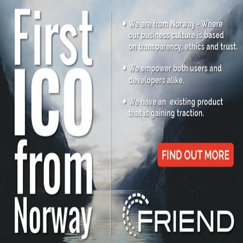 Friendup: o primeiro evento de geração de token da noruega chega reple
