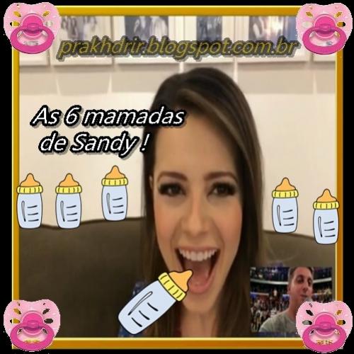 Sandy diz que dá 6 mamadas ao bebê e vejam como isso gerou risadas!