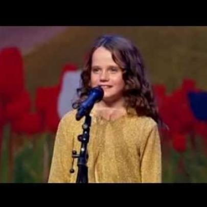 Garotinha surpreende com voz de soprano no Holland’s Got Talent