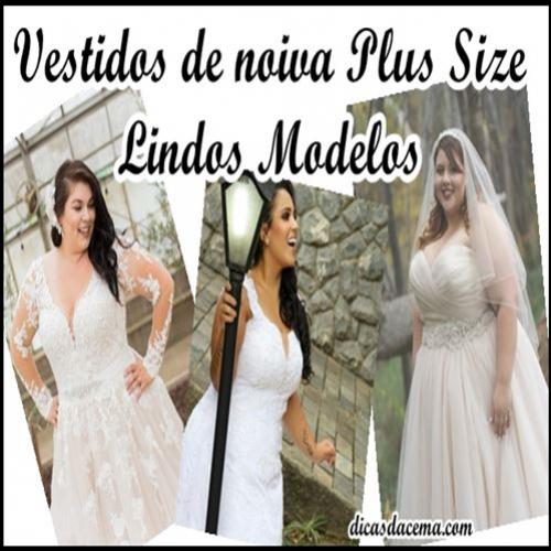 Vestidos de Noiva Plus Size Lindos Modelos