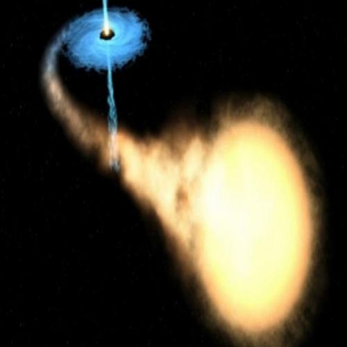 Veja o que acontece quando um buraco negro suga uma estrela