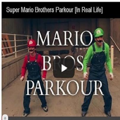 Le Parkour mais irado impossivel , veja as aventuras de Mario e Luigi