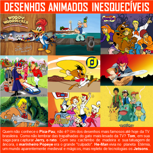 Desenhos animados inesquecíveis