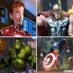 Heróis da Marvel e da DC invadem o mundo Pixar