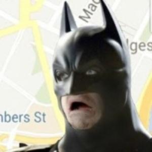 E se o Batman fosse usar o Appel Maps?