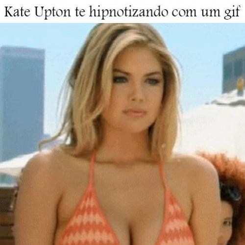 Kate Upton te hipnotizando com um gif