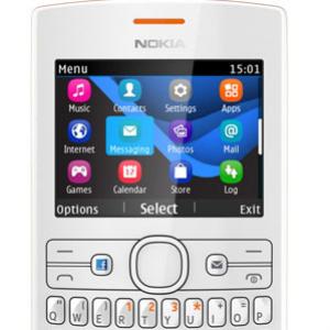 Dual Chip Nokia Asha 205 com botão para Facebook e QWERTY
