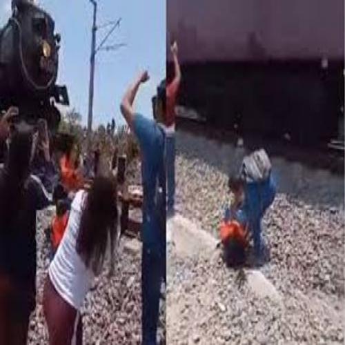Mulher morre em acidente trágico ao tentar tirar selfie com trem 