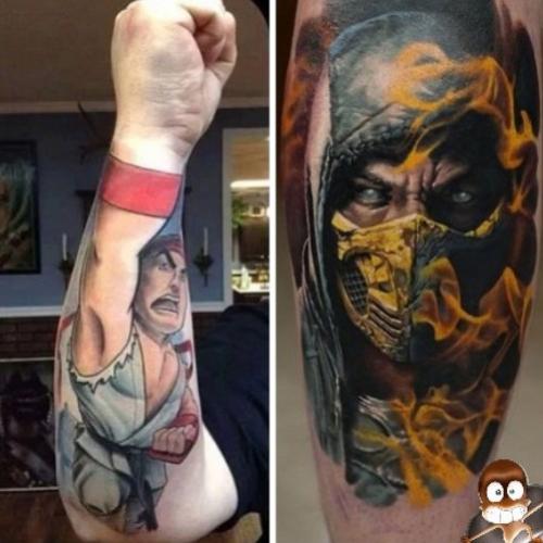 20 Tatuagens que são perfeitas para os amantes de games ...