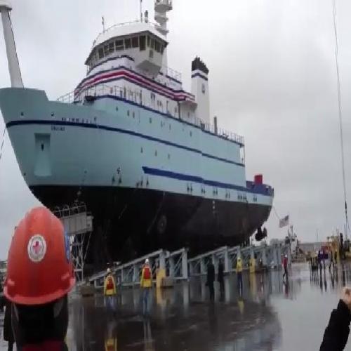 Como funciona o lançamento de um navio ao mar