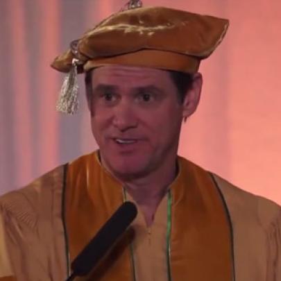 O discurso inspirador de Jim Carrey