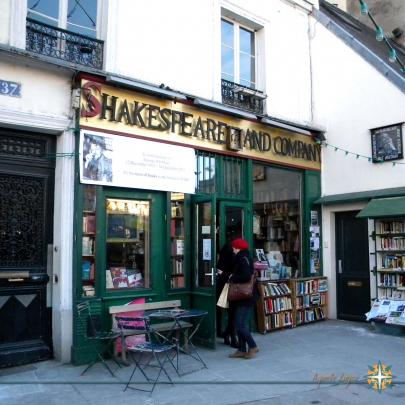 Shakespeare and Company, uma livraria de Paris cheia de história. 
