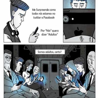 A vida por trás das redes sociais