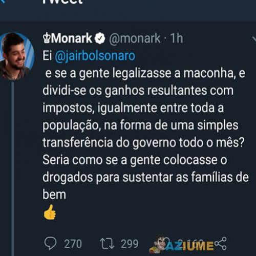 A teoria de Monark e a resposta de Bolsonaro.
