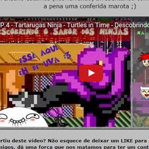 Novo Vídeo! O sabor dos Ninjas - Tartarugas Ninja