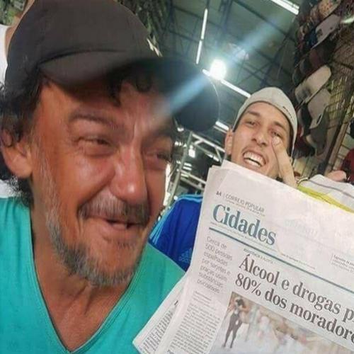 Os moradores de rua não concordam com essa fake news